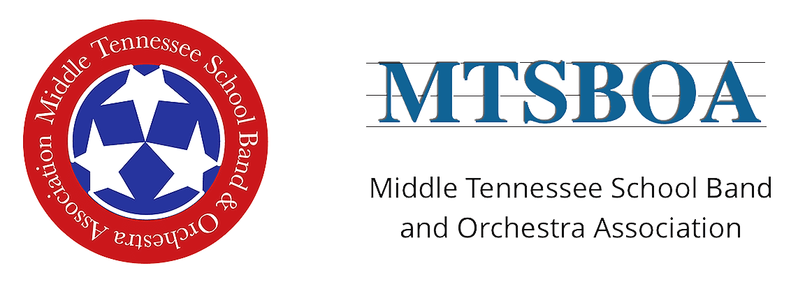 A logo for middle tennessee state university and orchestra.