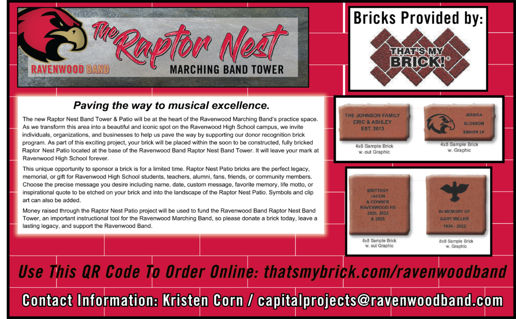 A brick project with instructions for building the raptor nest.